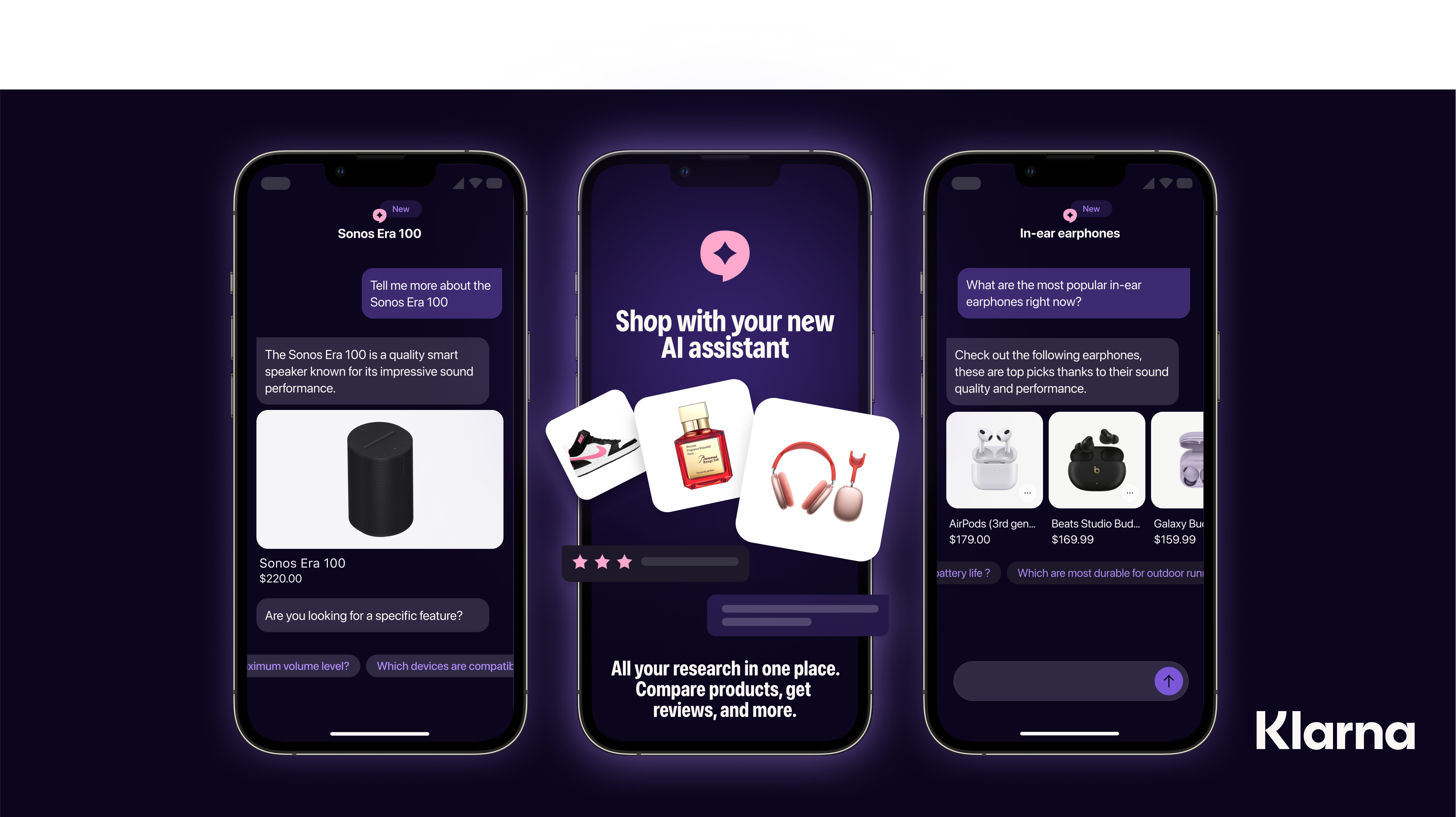 Klarna-app en financiële producten