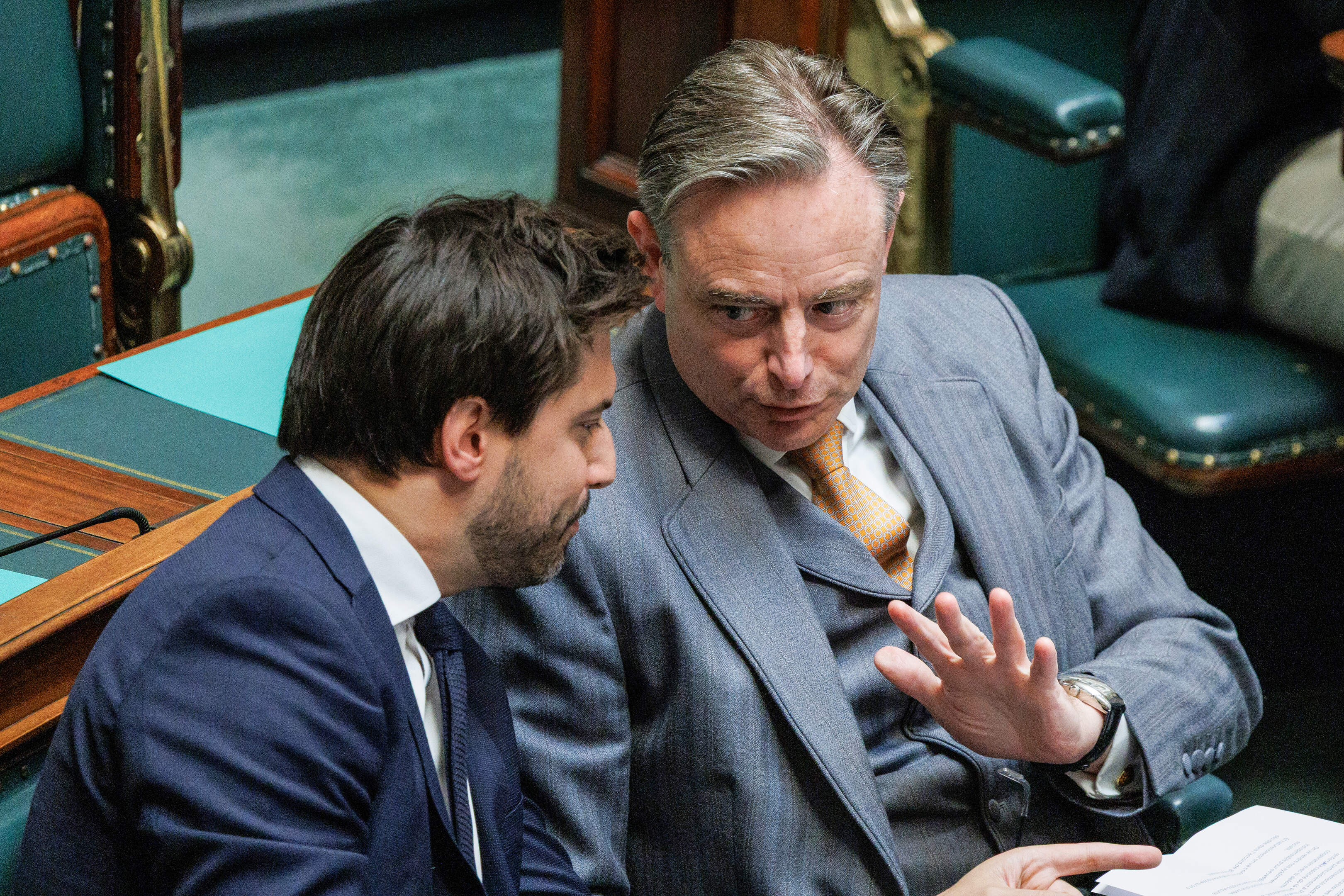 Bart De Wever en Georges-Louis Bouchez in overleg over de meerwaardebelasting